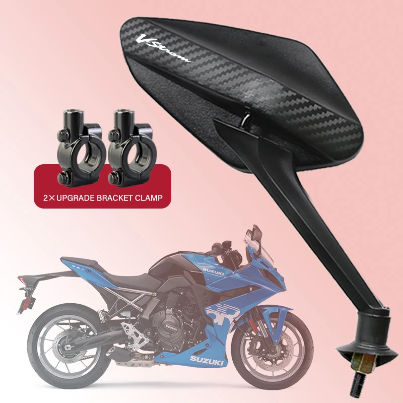2Pcs/Pair Universal Carbon Fiber Motorcycle Rear view Mirrors For SUZUKI V-Strom V Strom DL650 DL 650 XT VStrom Rearview
2Pcs/Pair Universal Carbon Fiber Motorcycle Rear view Mirrors For SUZUKI V-Strom V Strom DL650 DL 650 XT VStrom Rearview