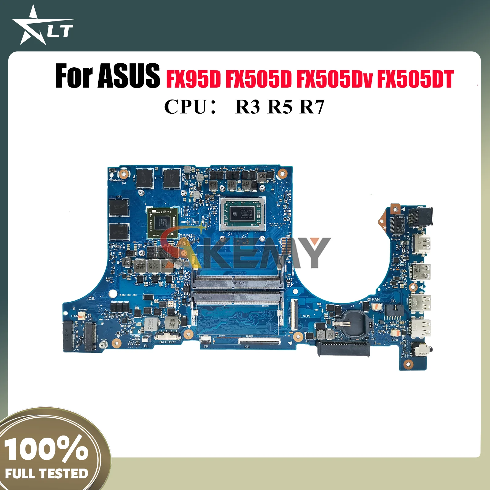 FX505DY Материнская плата для ноутбука ASUS TUF Gaming FX505D FX505GE FX505GD FX95D FX505GT Материнская плата с процессором R3 R5 R7 tests ОК быстрая доставка
FX505DY Материнская плата для ноутбука ASUS TUF Gaming FX505D FX505GE FX505GD FX95D FX505GT Материнская плата с процессором R3 R5 R7 tests ОК быстрая доставка