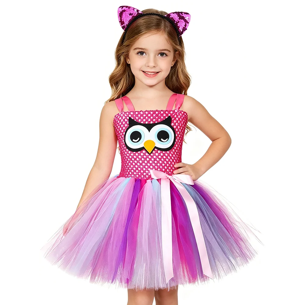 Animal Owl Tutu Dress for Baby Girls Christmas Halloween Costumes for Kids Toddler Birthday Party Ballet Tutus Cartoon Outfit
Animal Owl Tutu Dress for Baby Girls Christmas Halloween Costumes for Kids Toddler Birthday Party Ballet Tutus Cartoon Outfit