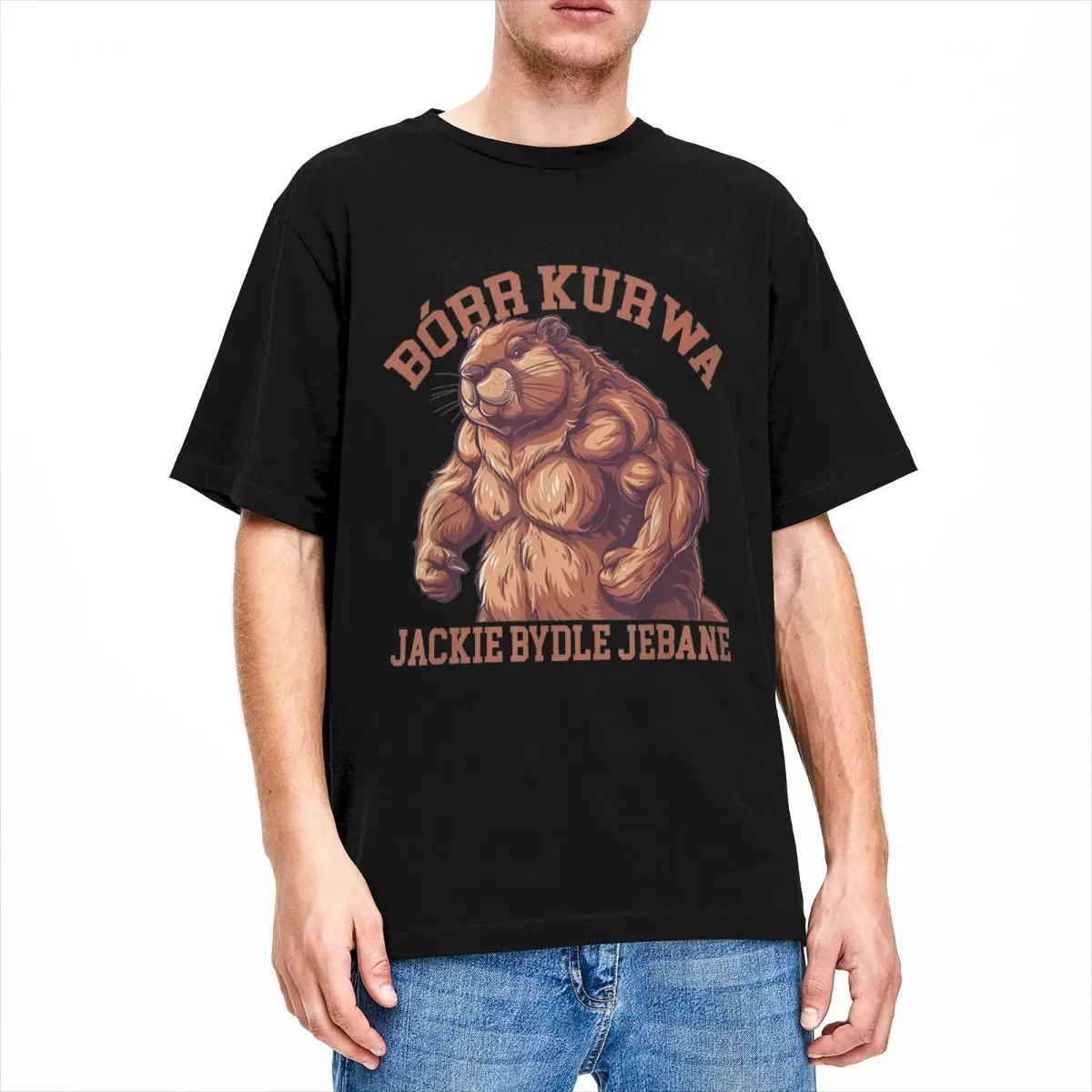 Мужская футболка Bobr Kurwa Bober Beaver, футболки, популярная летняя футболка из Польши с принтом животных, летняя футболка с эстетичным дизайном, хлопковая одежда
Мужская футболка Bobr Kurwa Bober Beaver, футболки, популярная летняя футболка из Польши с принтом животных, летняя футболка с эстетичным дизайном, хлопковая одежда