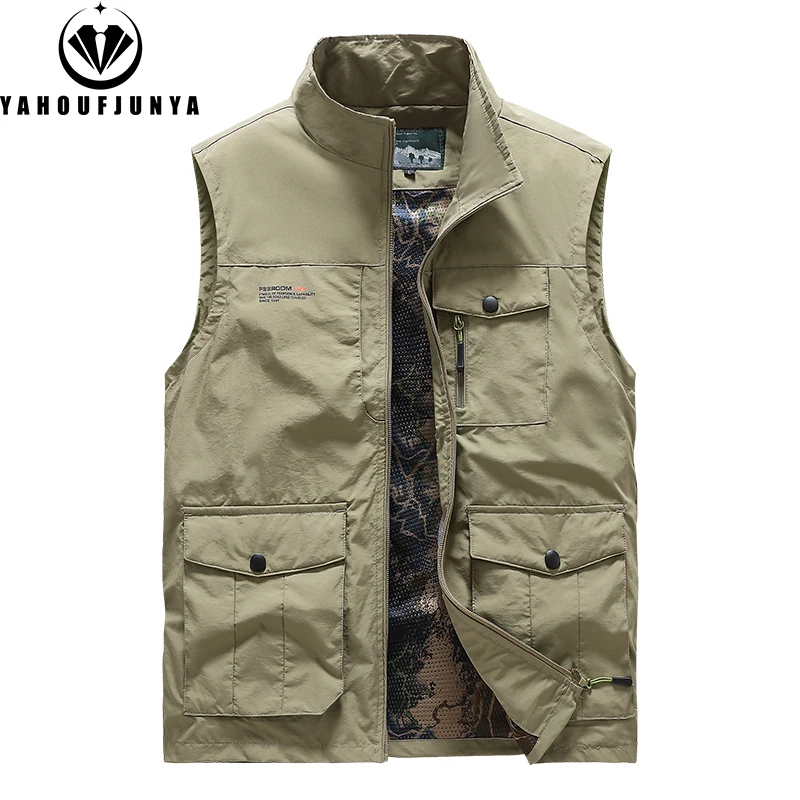 2025 Summer Men Outdoor Tool Camping Fishing Vest Men Sleeveless Many Pocket Casual Fashion Loose Thin Soft Vest Male Waistcoat
2025 Summer Men Outdoor Tool Camping Fishing Vest Men Sleeveless Many Pocket Casual Fashion Loose Thin Soft Vest Male Waistcoat