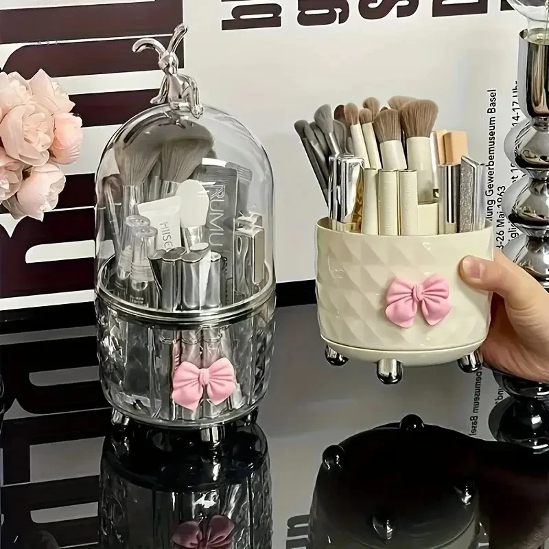 Rotating Makeup Organizer Clear Plastic Cosmetic Storage Box with Dustproof Lid for Lipstick Brushes & Accessories Dropshipping
Rotating Makeup Organizer Clear Plastic Cosmetic Storage Box with Dustproof Lid for Lipstick Brushes & Accessories Dropshipping