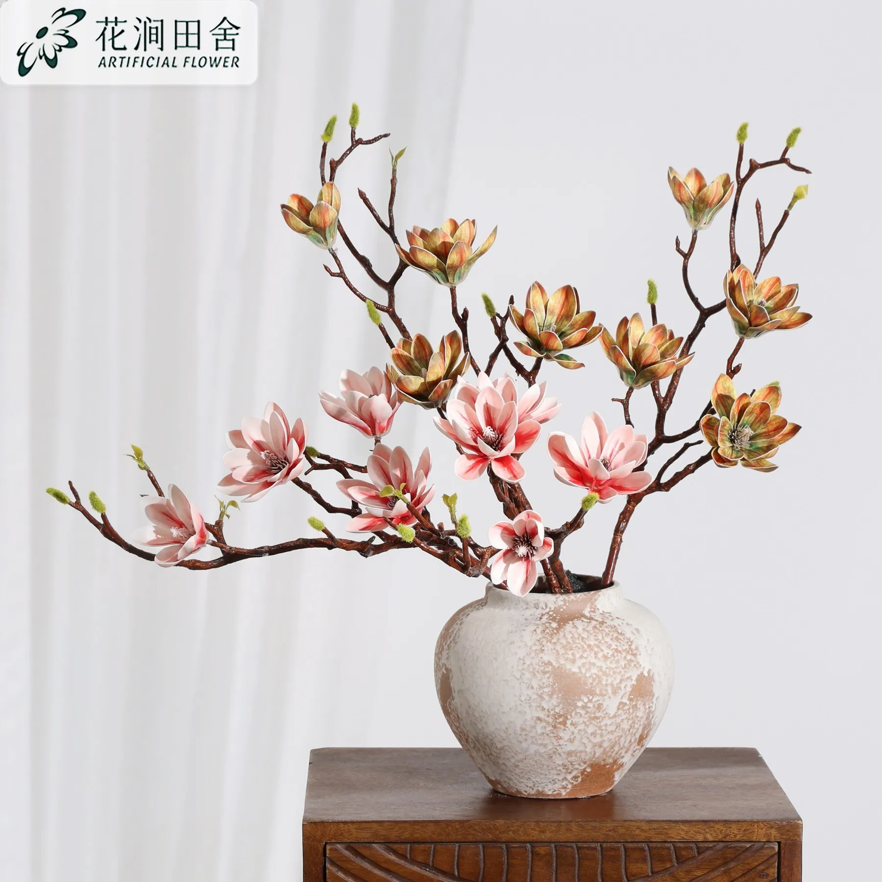 3PC Artificial Magnolia Flower Real Touch Realistic Faux Magnolia Branch Handmade Luxury Simulation Big Magnolia Garden Decor
3PC Artificial Magnolia Flower Real Touch Realistic Faux Magnolia Branch Handmade Luxury Simulation Big Magnolia Garden Decor