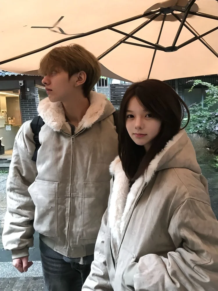 Thiened Faux Fur Collar Cotton Jaet Youth Casual Winter Coat Stand Fit Long Sve Hoodie Cleanfit Marble Pattern Canv...
Thiened Faux Fur Collar Cotton Jaet Youth Casual Winter Coat Stand Fit Long Sve Hoodie Cleanfit Marble Pattern Canv...