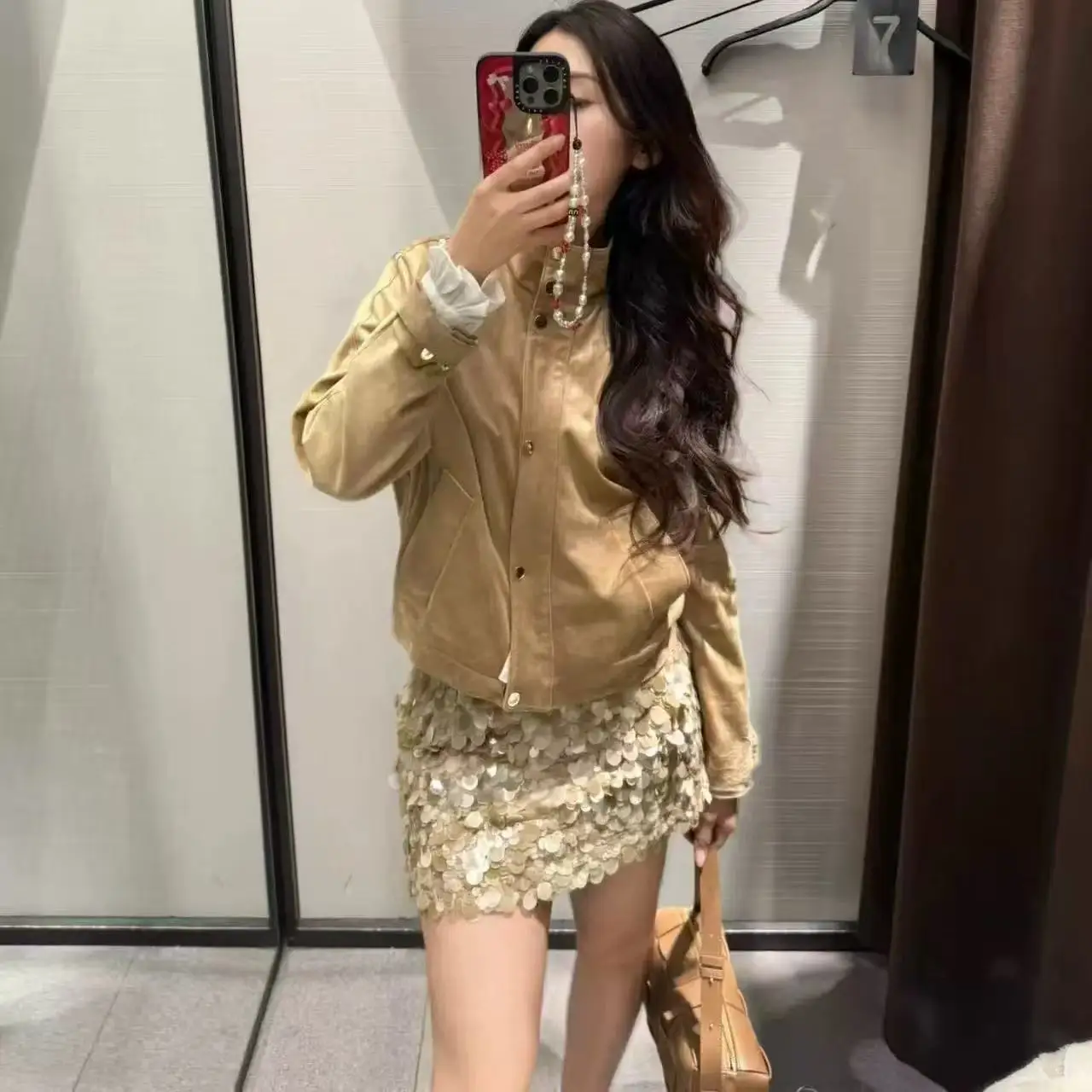 2025 Autumn New Casual Loose Lady Women's Clothing Outwears Fashion Vintage Suede Stand Collar Jacket Zipper Female Coat
2025 Autumn New Casual Loose Lady Women's Clothing Outwears Fashion Vintage Suede Stand Collar Jacket Zipper Female Coat