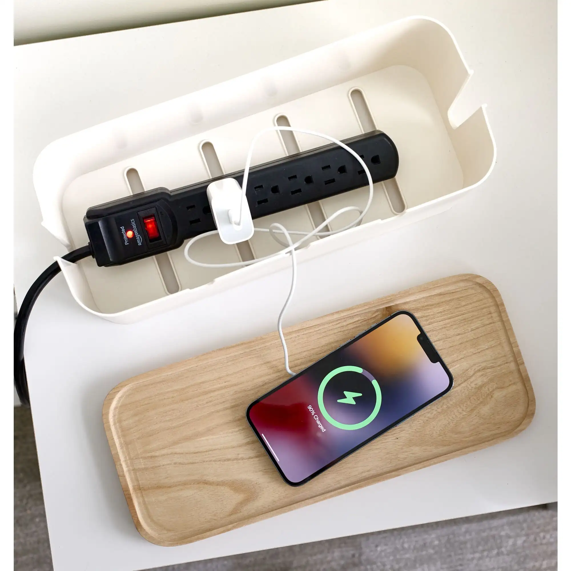 Пластиковый органайзер для кабеля iDesign с крышкой из натурального дерева, кокосовый
Пластиковый органайзер для кабеля iDesign с крышкой из натурального дерева, кокосовый