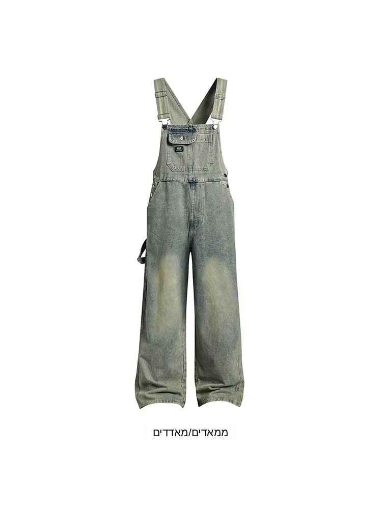 Loose Casual Wide Leg Denim Overalls from High Waist Unisex Teenager Fashion High Elasticity Straight Tube Pants
Loose Casual Wide Leg Denim Overalls from High Waist Unisex Teenager Fashion High Elasticity Straight Tube Pants