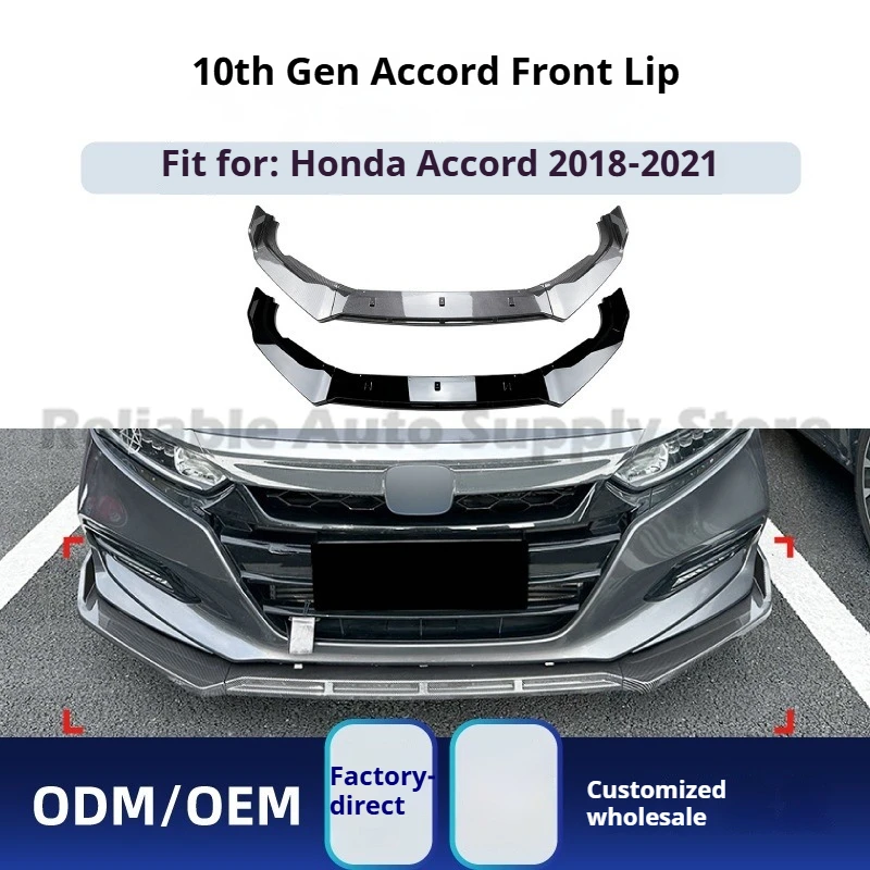 Applicable for Honda 10th Generation Accord 2018-2021 Front Bumper Spoiler Front Lip Corner Modification Parts
Applicable for Honda 10th Generation Accord 2018-2021 Front Bumper Spoiler Front Lip Corner Modification Parts