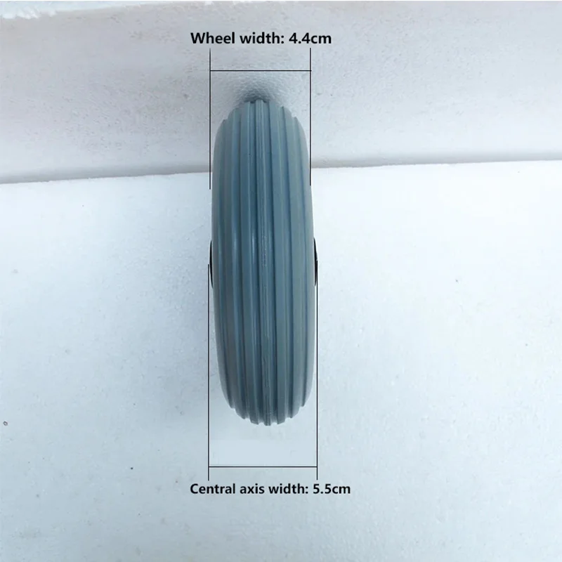 1 Pcs 7-inch PU wheel/nylon hub diameter 17cm elastic wear-resistant thick wheel/wheelchair wheel
1 Pcs 7-inch PU wheel/nylon hub diameter 17cm elastic wear-resistant thick wheel/wheelchair wheel