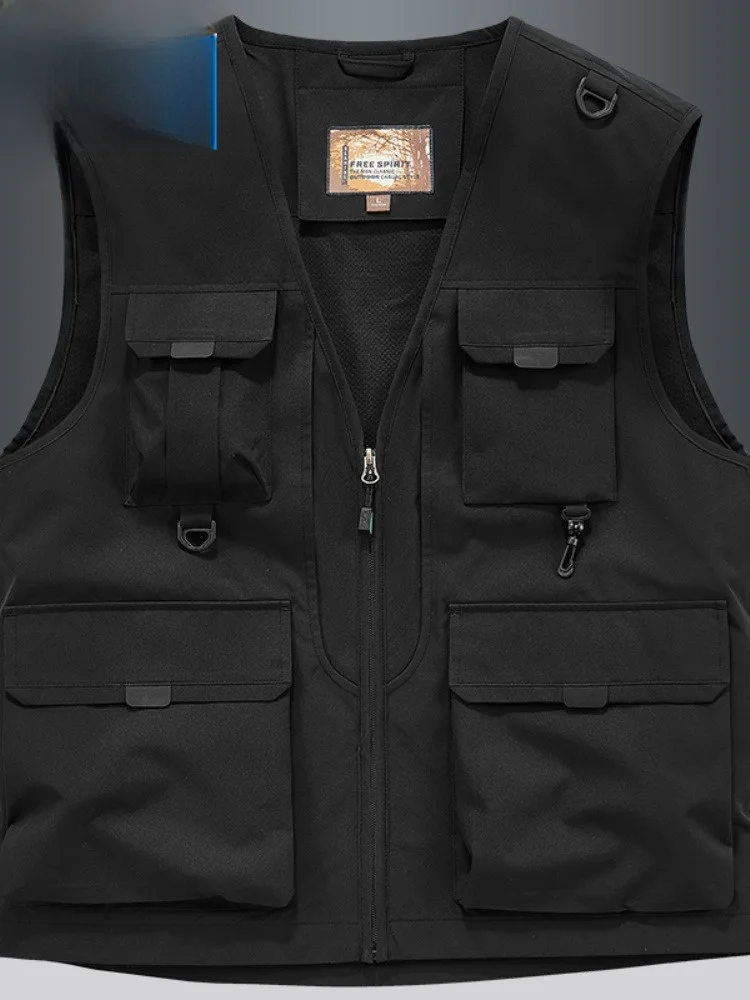 Ультратонкий мужской жилет Paul Workwear с множеством карманов, без рукавов, с наплечными подушками, летний, износостойкий, тактический, модный, в городском стиле
Ультратонкий мужской жилет Paul Workwear с множеством карманов, без рукавов, с наплечными подушками, летний, износостойкий, тактический, модный, в городском стиле