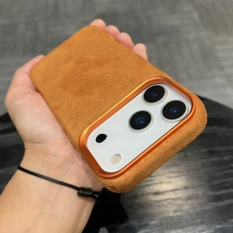 HOCE Suede Leather Magnetic Case For iPhone 17 Air 16 15 14 13 12 Pro Max For MagSafe Wireless Charge Lens Protection Hard Cover
HOCE Suede Leather Magnetic Case For iPhone 17 Air 16 15 14 13 12 Pro Max For MagSafe Wireless Charge Lens Protection Hard Cover