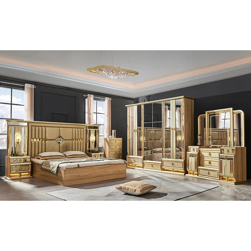 #Classic Royal Chambre A Lit Coucher Luxe Complet Gold King Bed Set All Wood Home Furniture Bedroom Set#*
#Classic Royal Chambre A Lit Coucher Luxe Complet Gold King Bed Set All Wood Home Furniture Bedroom Set#*