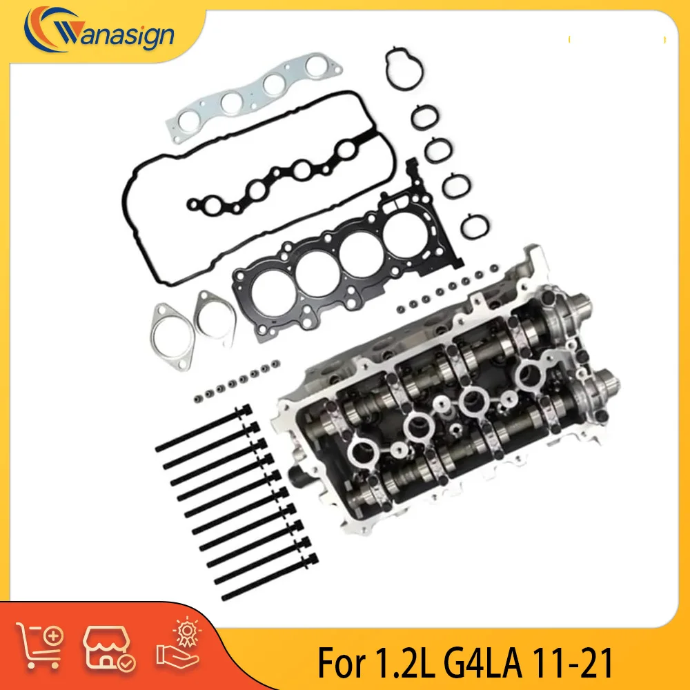 Engine Parts Cylinder Head Full Gasket Set Fit 1.2 L L4 Gas G4LA For 1.2L 11-21 20920-03M00 2210003500 22320-03000 T84866-00
Engine Parts Cylinder Head Full Gasket Set Fit 1.2 L L4 Gas G4LA For 1.2L 11-21 20920-03M00 2210003500 22320-03000 T84866-00