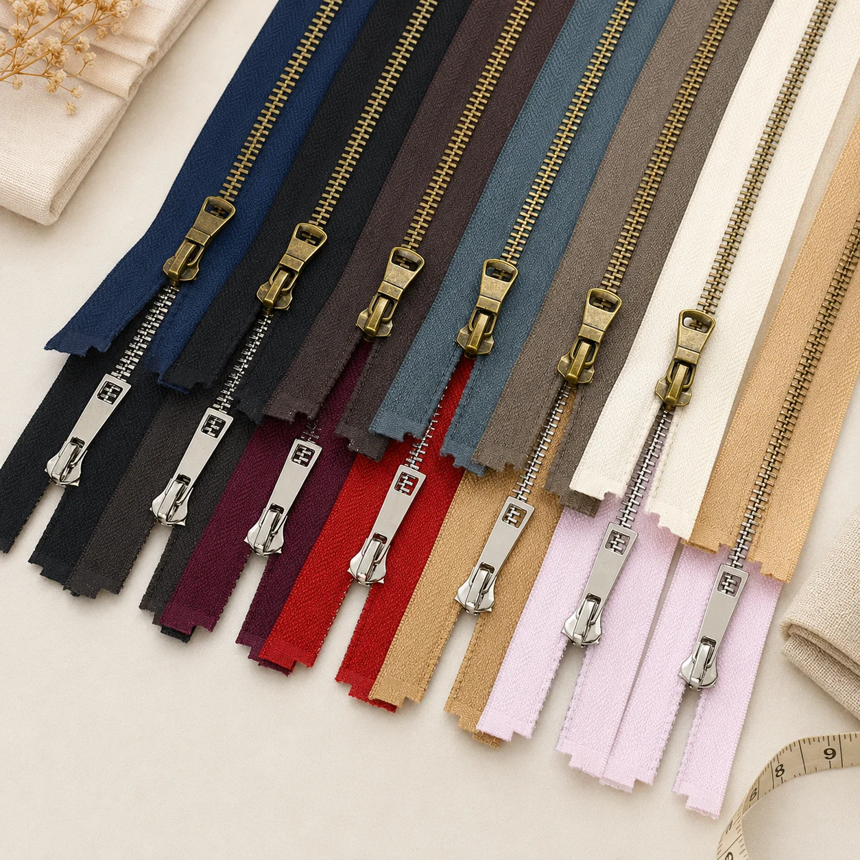 4/10Pcs 40/50/60/70/80cm 5# Open End Metal Zipper For Jacket Backpack Garment Pocket Zip Repair Sewing DIY Accessory Tailor Kit
4/10Pcs 40/50/60/70/80cm 5# Open End Metal Zipper For Jacket Backpack Garment Pocket Zip Repair Sewing DIY Accessory Tailor Kit