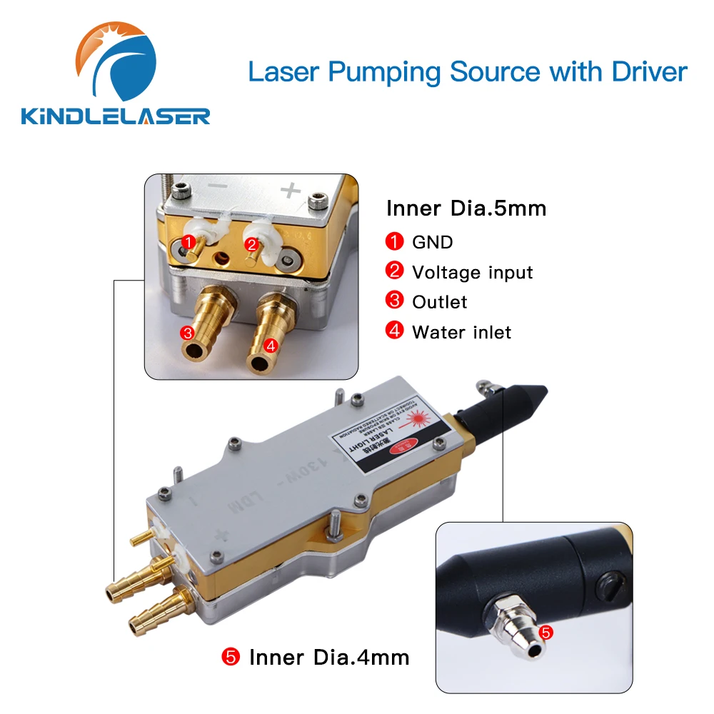 MAX 130W 260W Upgraded Modified Laser Pump Module With Driver Water Cooling System DIY Laser Engraver Cutter for Metal Wood
MAX 130W 260W Upgraded Modified Laser Pump Module With Driver Water Cooling System DIY Laser Engraver Cutter for Metal Wood