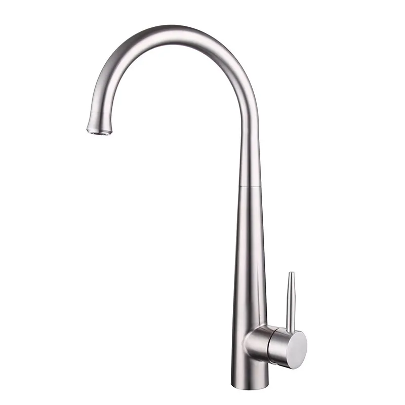 304 Stainless Steel Kitchen Sink Faucet Nickel Deck Installed Hot And Cold Mixed Wash Bowl Faucet Rotate Anti-splash Sink Tap
304 Stainless Steel Kitchen Sink Faucet Nickel Deck Installed Hot And Cold Mixed Wash Bowl Faucet Rotate Anti-splash Sink Tap