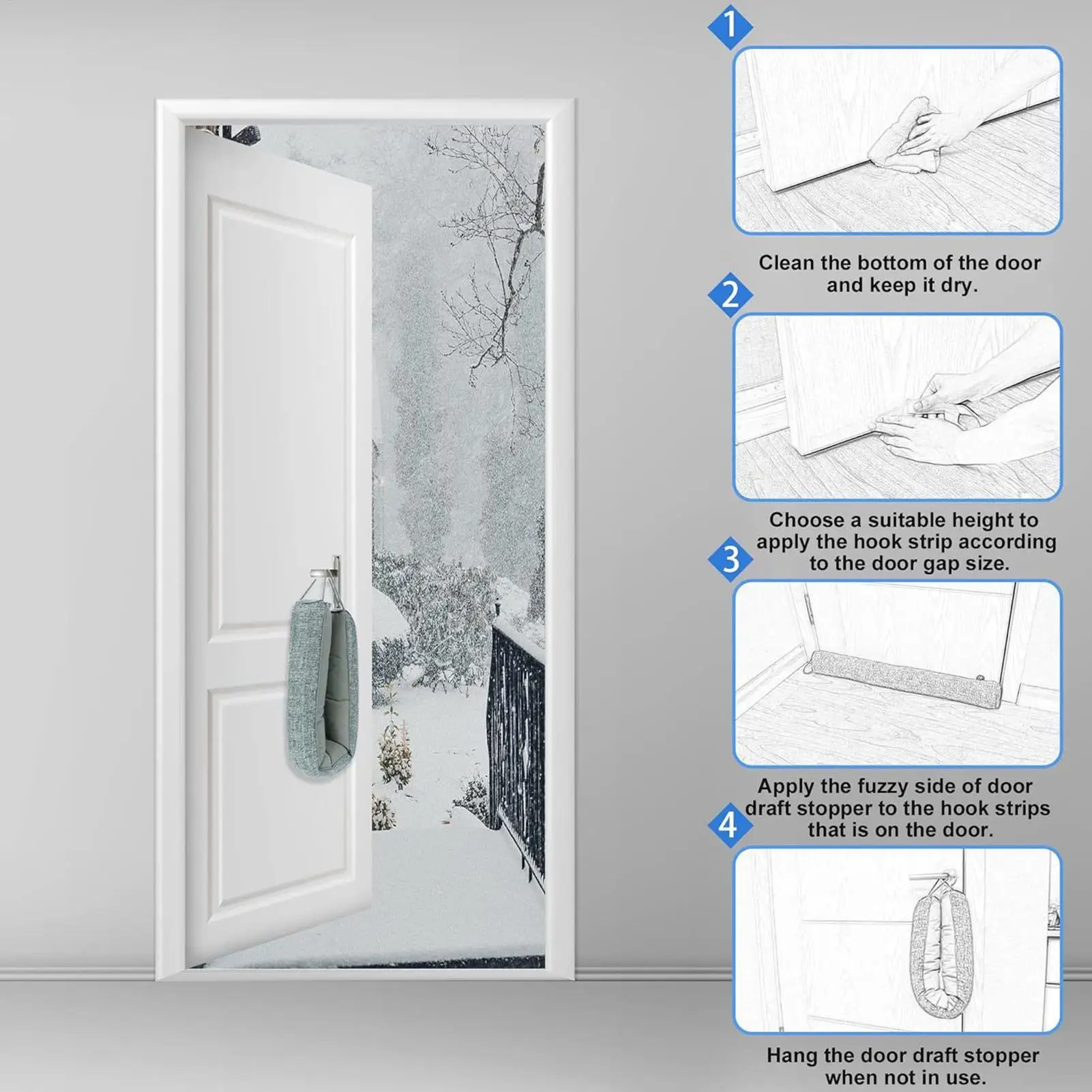 Дверной ограничитель сквозняков, треугольный ограничитель сквозняков, утяжеленный под дверной стопор для гаража, внутреннего и наружного домашнего окна комнаты
Дверной ограничитель сквозняков, треугольный ограничитель сквозняков, утяжеленный под дверной стопор для гаража, внутреннего и наружного домашнего окна комнаты