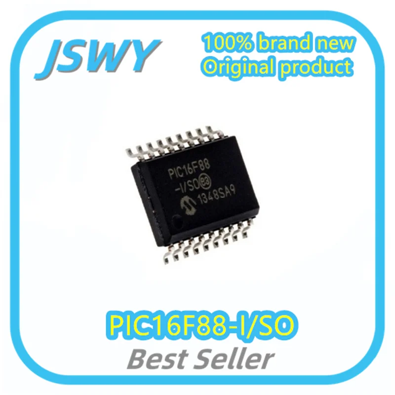 ( 10/50 pcs ) PIC16F88-I/SO PIC16F88 SOP18 Embedded Microcontroller Chip OEM Large Quantity In Stock
( 10/50 pcs ) PIC16F88-I/SO PIC16F88 SOP18 Embedded Microcontroller Chip OEM Large Quantity In Stock