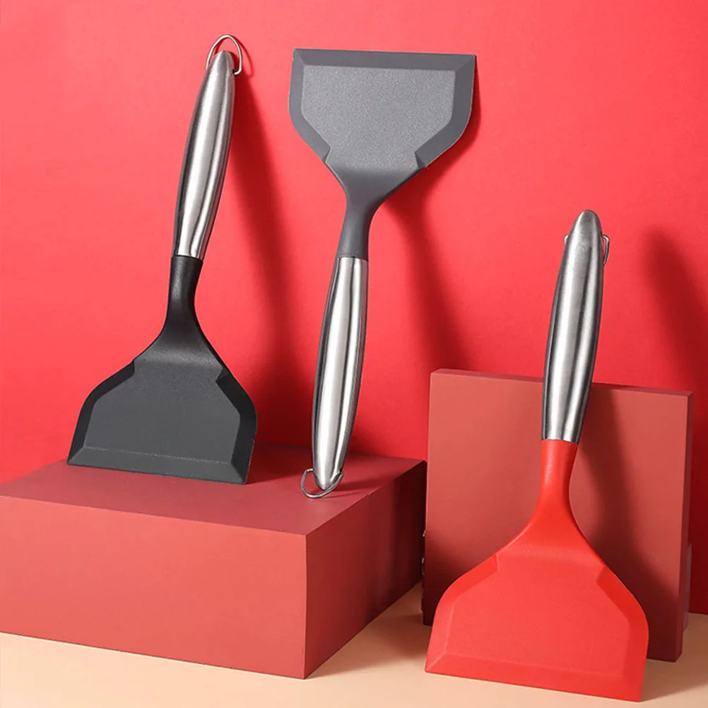 Silicone Frying Spatula Stainless Steel H Cooking Shovel 430SS Grey Kitchen Supply Utensil Baking Pastry Tool Restaurant
Silicone Frying Spatula Stainless Steel H Cooking Shovel 430SS Grey Kitchen Supply Utensil Baking Pastry Tool Restaurant