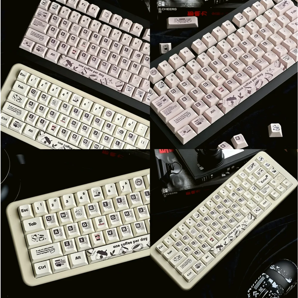 Coffee Cherry Keycaps PBT 128-key Thermal Sublimation Simple Creative for 60/64/84/98/108 Gaming Mechanical Keyboard MX Switch
Coffee Cherry Keycaps PBT 128-key Thermal Sublimation Simple Creative for 60/64/84/98/108 Gaming Mechanical Keyboard MX Switch
