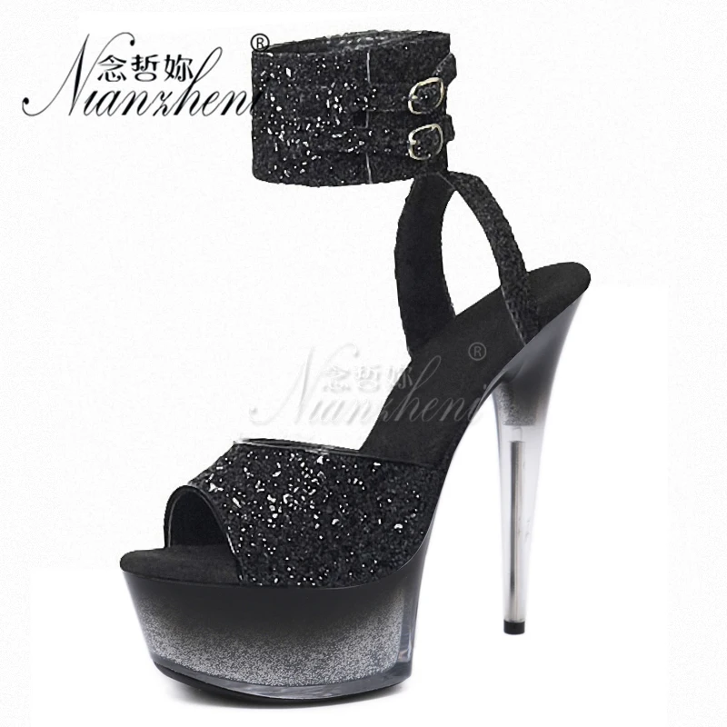 Блестящие сексуальные свадебные туфли на высоком каблуке 15 см, платформенные босоножки с перекрестными ремешками, с открытым носком, градиентные, для экзотических танцоров, 6 дюймов
Блестящие сексуальные свадебные туфли на высоком каблуке 15 см, платформенные босоножки с перекрестными ремешками, с открытым носком, градиентные, для экзотических танцоров, 6 дюймов