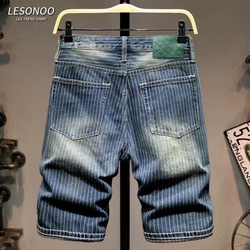 New Summer Classic Fashionable American Style Striped Straight Leg Jeans Men's Casual Loose Sports Stretch High Quality Shorts
New Summer Classic Fashionable American Style Striped Straight Leg Jeans Men's Casual Loose Sports Stretch High Quality Shorts