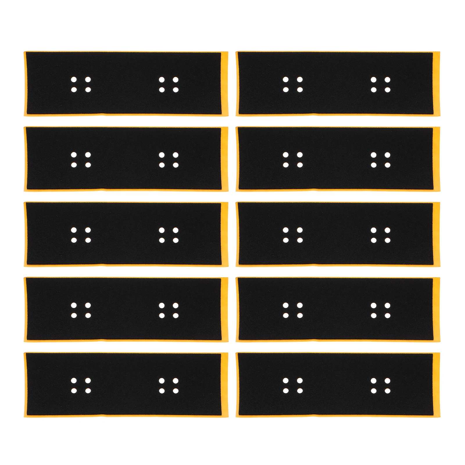10 Pcs Finger Skateboard Anti Slip Pad Foam Tape Black Parts Mini Skateboard Sticker Set Roller Pads Deck Sandpaper Grip Durable
10 Pcs Finger Skateboard Anti Slip Pad Foam Tape Black Parts Mini Skateboard Sticker Set Roller Pads Deck Sandpaper Grip Durable