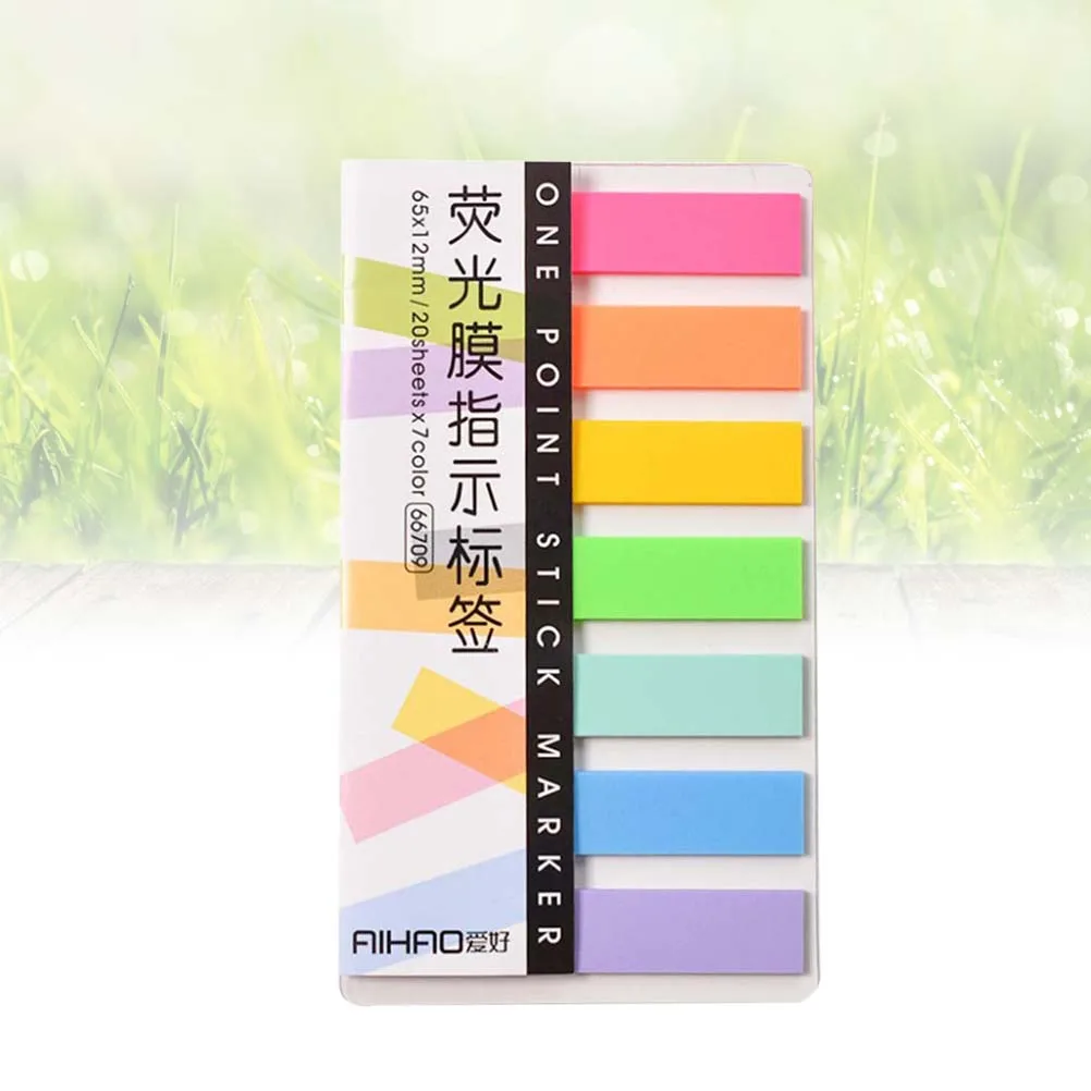 Sticky Tabs for Books Notes Self-adhesive Bookmarks Index Markers Neon Light Water Proof
Sticky Tabs for Books Notes Self-adhesive Bookmarks Index Markers Neon Light Water Proof