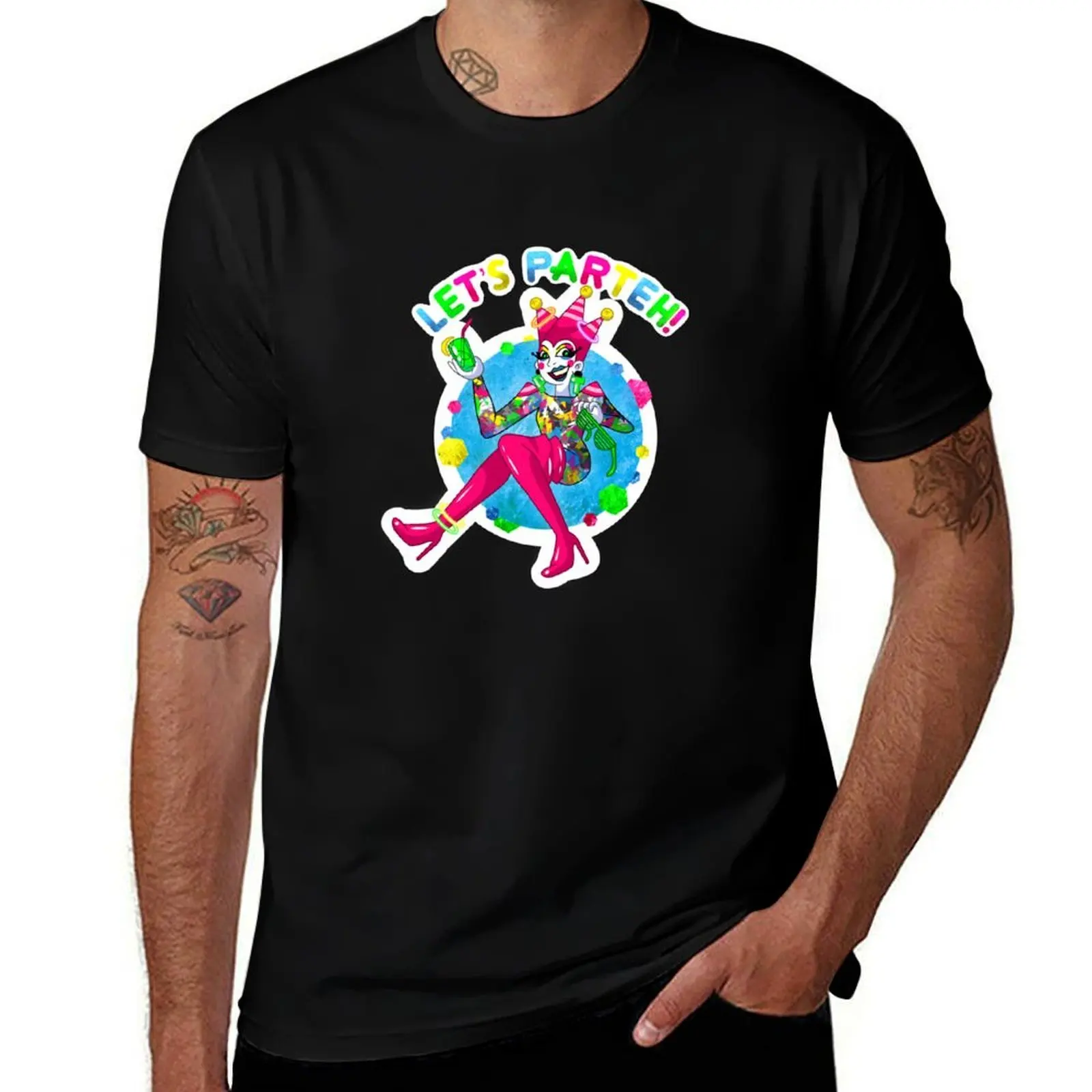 LETS PARTEH T-Shirt Large Size Casual Short Sleeve Top
LETS PARTEH T-Shirt Large Size Casual Short Sleeve Top