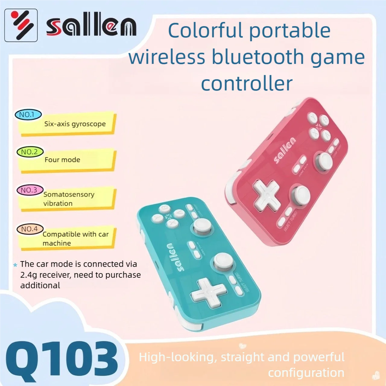 Portable Mini Wireless Bluetooth Game Handle Body Vibration The Third Mock Examination Connection Multi Platform Application
Portable Mini Wireless Bluetooth Game Handle Body Vibration The Third Mock Examination Connection Multi Platform Application