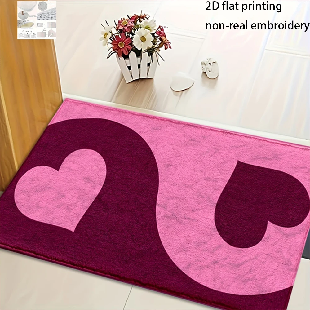 2D Flat-1pc Love Heart Bath Mat , , Suitable for bedroom, kitchen, dining room, bathroom, blue velvet floor mats.
2D Flat-1pc Love Heart Bath Mat , , Suitable for bedroom, kitchen, dining room, bathroom, blue velvet floor mats.