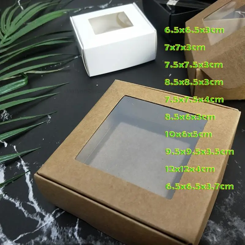 50pcs Paper Wedding Favor Gift Box Kraft Paper Candy PVC Boxes Birthday Party Supply Accessories Packaging Box
50pcs Paper Wedding Favor Gift Box Kraft Paper Candy PVC Boxes Birthday Party Supply Accessories Packaging Box