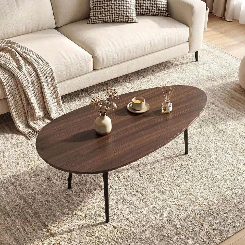Coffee Table With Sturdy Metal Construction Compact Design Retro Sofa Table
Coffee Table With Sturdy Metal Construction Compact Design Retro Sofa Table