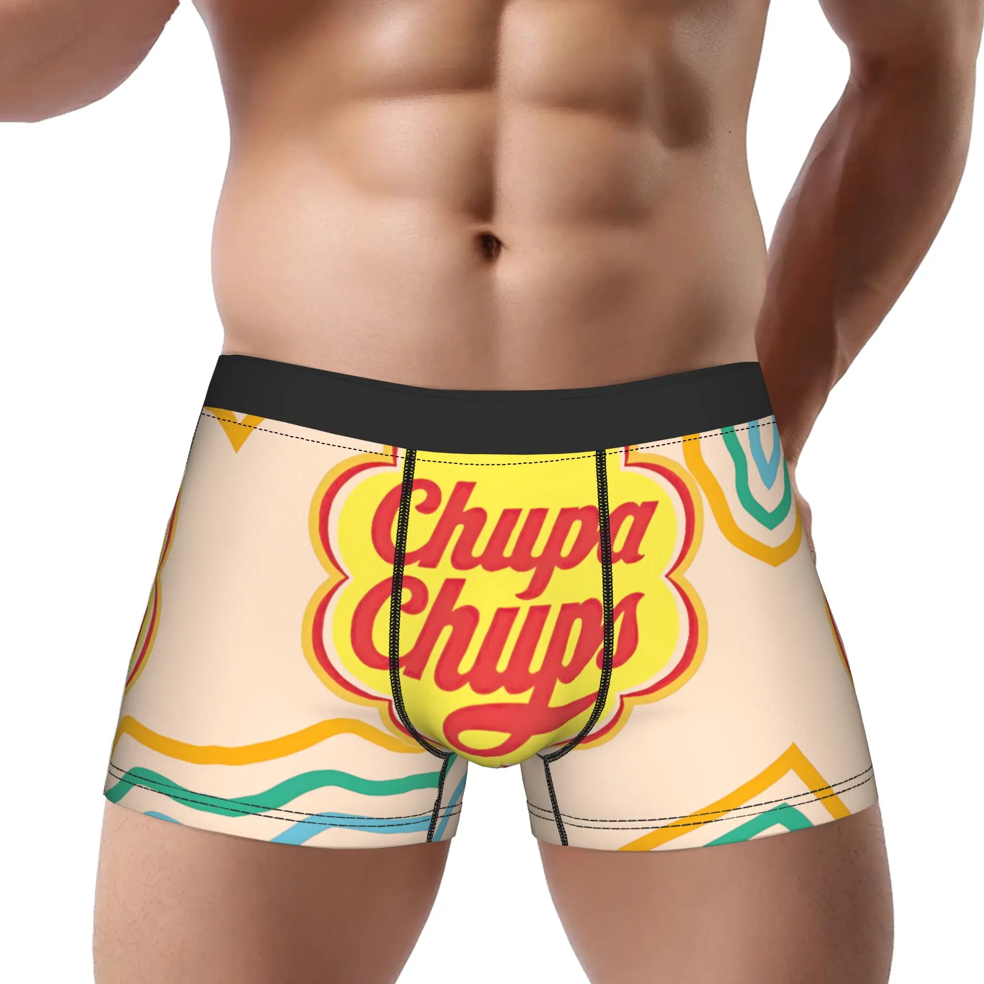 Chupa Chups Barcelona Lollipops Underwear Man Polyester Boxer Briefs Underpants Printed
Chupa Chups Barcelona Lollipops Underwear Man Polyester Boxer Briefs Underpants Printed