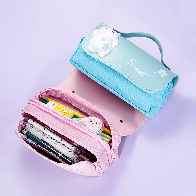 Cute Cat Decompression Pencil Case Big Pencil Box Portable Girls Pen Bag Double Layer School Pouch Kawaii Stationery Pensil Case
Cute Cat Decompression Pencil Case Big Pencil Box Portable Girls Pen Bag Double Layer School Pouch Kawaii Stationery Pensil Case
