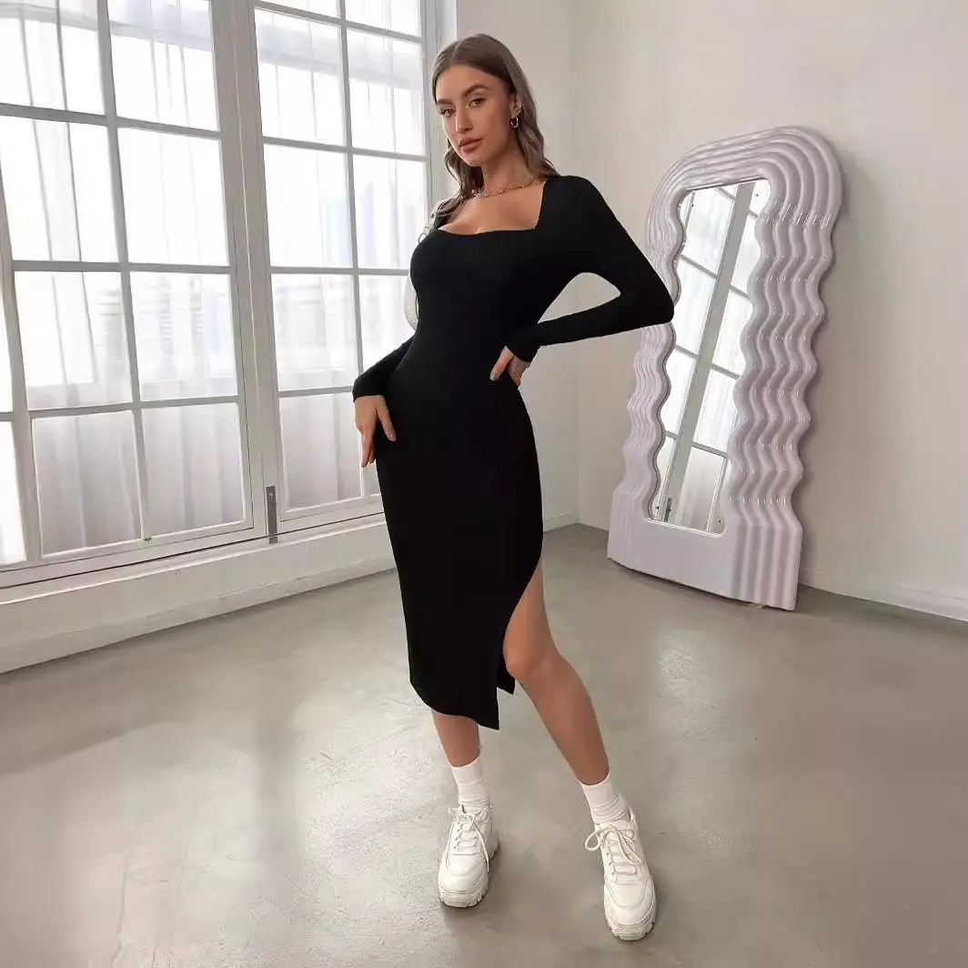 Утягивающая юбка с высокой талией на бедрах, длинный свек, сексуальный воротник из полиэфирного волокна, женская домашняя одежда Dr Busin, лето 2024
Утягивающая юбка с высокой талией на бедрах, длинный свек, сексуальный воротник из полиэфирного волокна, женская домашняя одежда Dr Busin, лето 2024