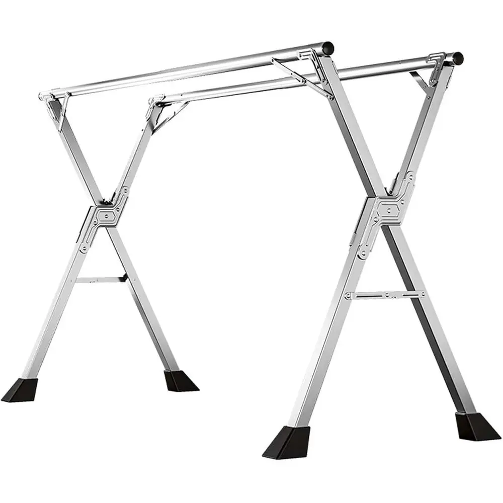 Sturdy Steel Folding Laundry Rack, Adjustable & Space-Saving, Outdoor/Indoor Use, with Rust-Resistant Hooks
Sturdy Steel Folding Laundry Rack, Adjustable & Space-Saving, Outdoor/Indoor Use, with Rust-Resistant Hooks