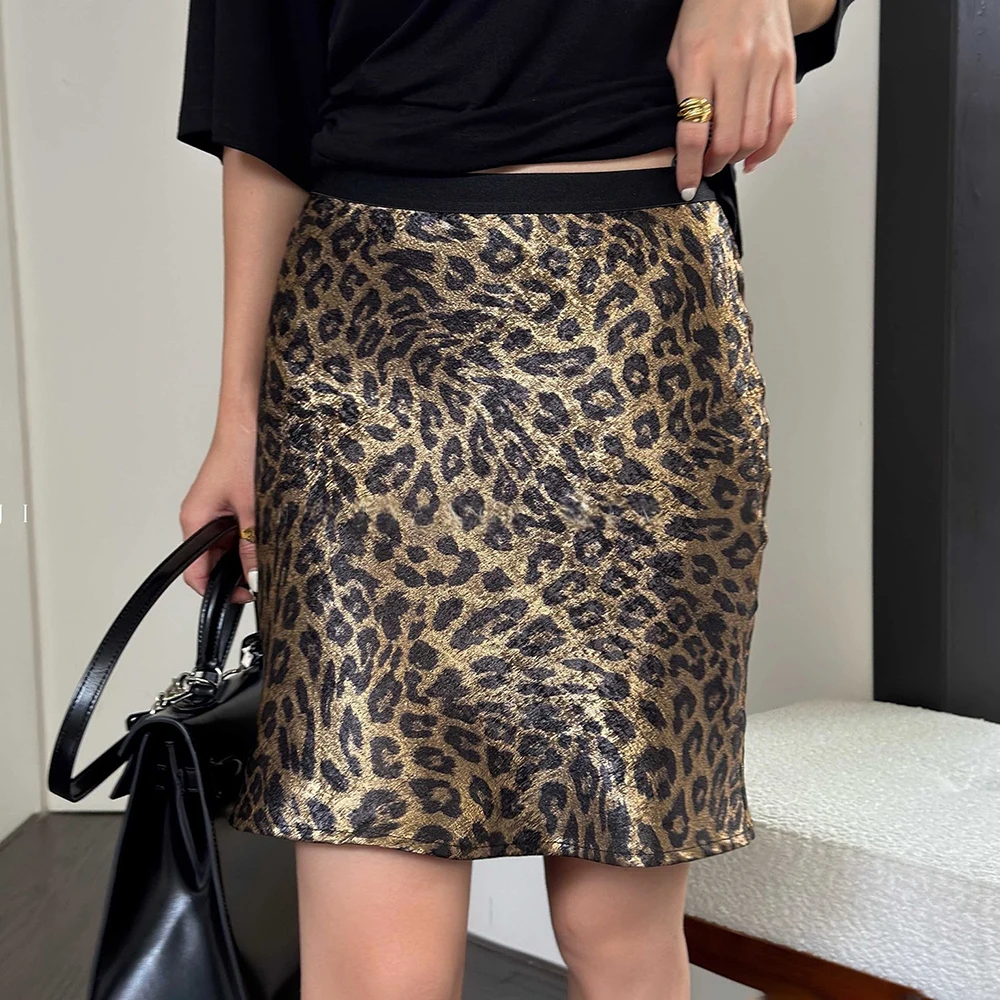 Talenza Women's Leopard Print Skirt Fashion Vintage Print Patchwork Casual Skirt Summer Elegant High Waist Luxury Women's Skirts
Talenza Women's Leopard Print Skirt Fashion Vintage Print Patchwork Casual Skirt Summer Elegant High Waist Luxury Women's Skirts