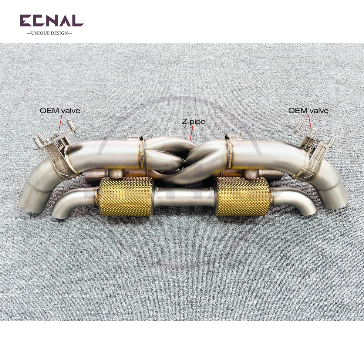 Ecnal Exhaust OEM Valve Axle-back Pipe SS304 Z-Pipe Design High Performance Exhaust System for Porsche 992 Turbo 3.0T
Ecnal Exhaust OEM Valve Axle-back Pipe SS304 Z-Pipe Design High Performance Exhaust System for Porsche 992 Turbo 3.0T