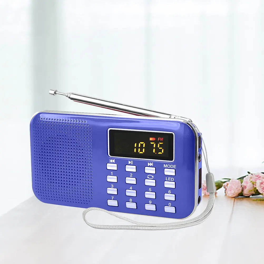 Тонкий мини-радиоприемник FM 20 мм с динамиком, MP3-плеером, светодиодным фонариком, поддержкой Micro USB и перезаряжаемым аудиовыходом для смартфона
Тонкий мини-радиоприемник FM 20 мм с динамиком, MP3-плеером, светодиодным фонариком, поддержкой Micro USB и перезаряжаемым аудиовыходом для смартфона