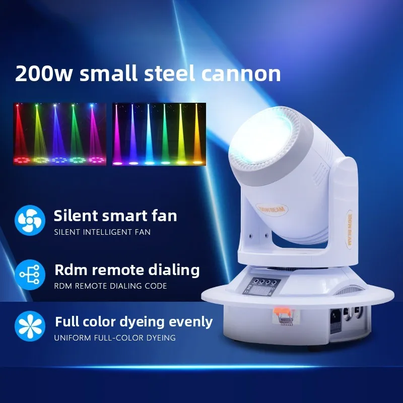 100W Steel Beam Moving Head Light, RGB Rotating Gobo Stage Lamp with DMX for DJ Bar KTV Live Room Party
100W Steel Beam Moving Head Light, RGB Rotating Gobo Stage Lamp with DMX for DJ Bar KTV Live Room Party