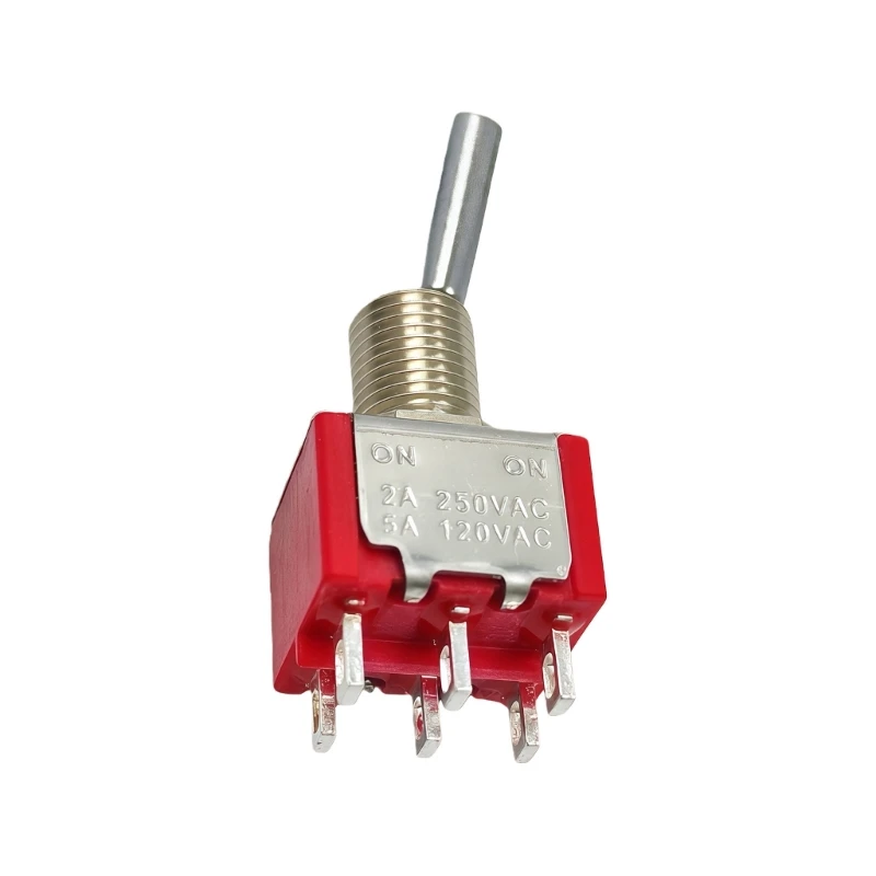 Universal Mini Toggle Switches For Guitar Pickup 2 Way 6 Pin Wide Compatibility