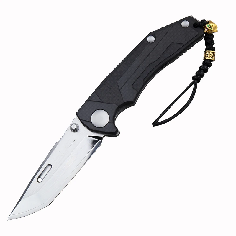 EDC pocket folding knife ZDP189 steel blade TC titanium alloy and carbon fibre compact outdoor hunting/camping gear Men’s gift
EDC pocket folding knife ZDP189 steel blade TC titanium alloy and carbon fibre compact outdoor hunting/camping gear Men’s gift