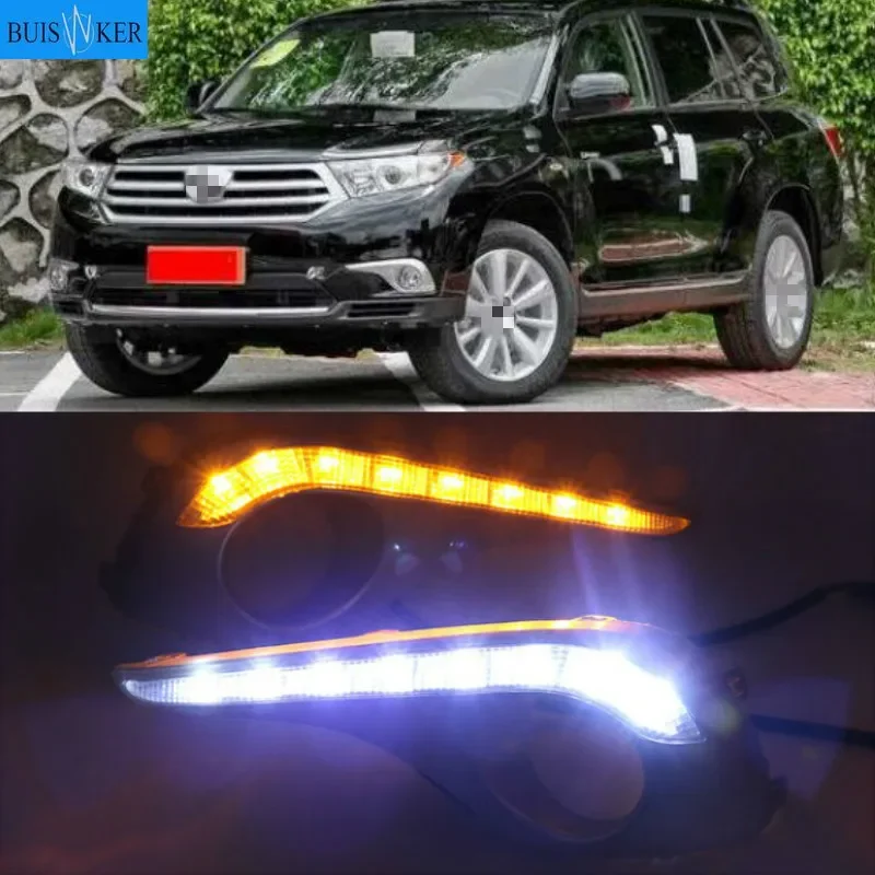 Светодиодный дневной свет DRL для Toyota Highlander 2012 2013 2014 Автомобильные дневные ходовые огни Противотуманные фары Отверстия 12 В Стайлинг автомобиля
Светодиодный дневной свет DRL для Toyota Highlander 2012 2013 2014 Автомобильные дневные ходовые огни Противотуманные фары Отверстия 12 В Стайлинг автомобиля