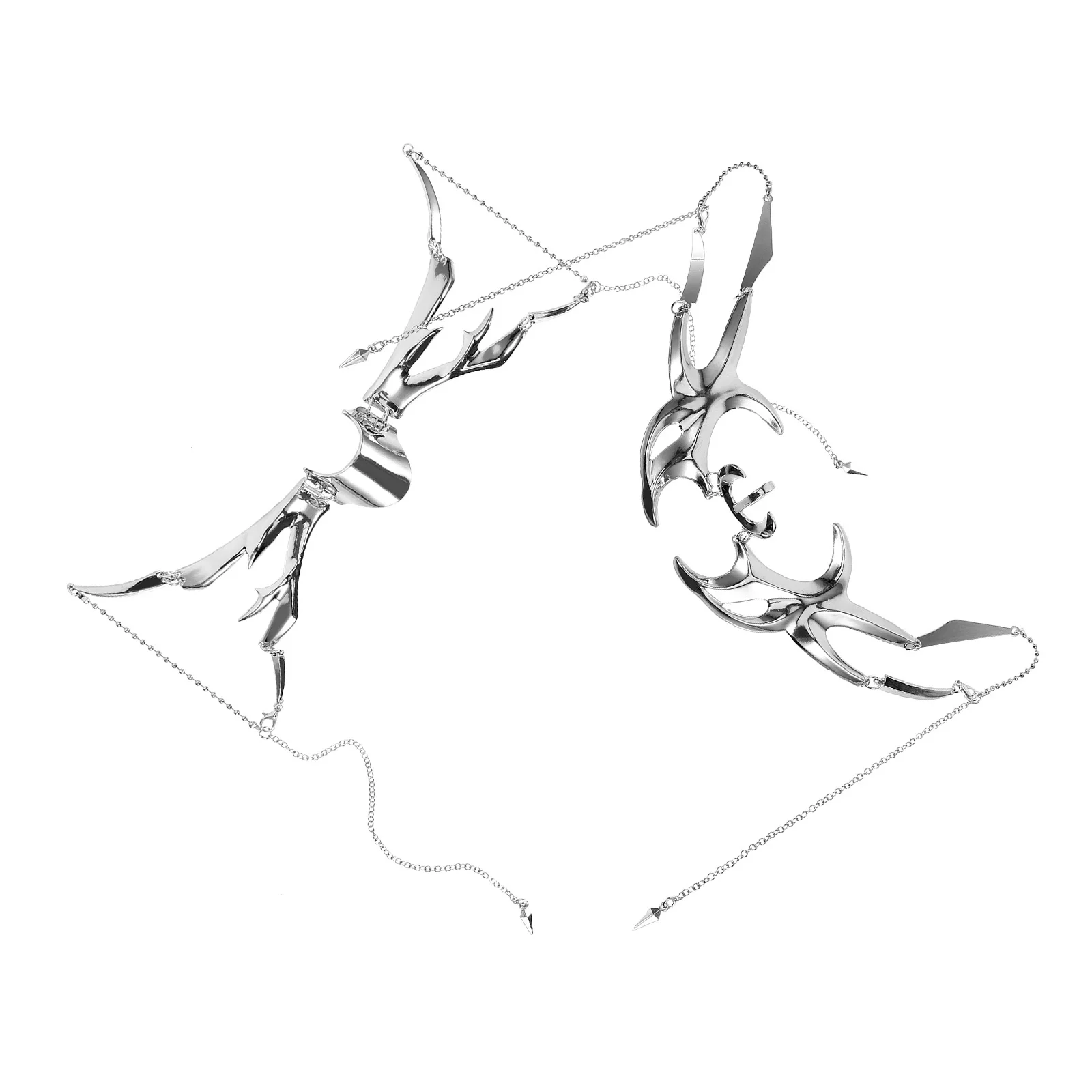 Homoyoyo Metal Punk Mask for Women Masquerade Halloween Accessory
Homoyoyo Metal Punk Mask for Women Masquerade Halloween Accessory