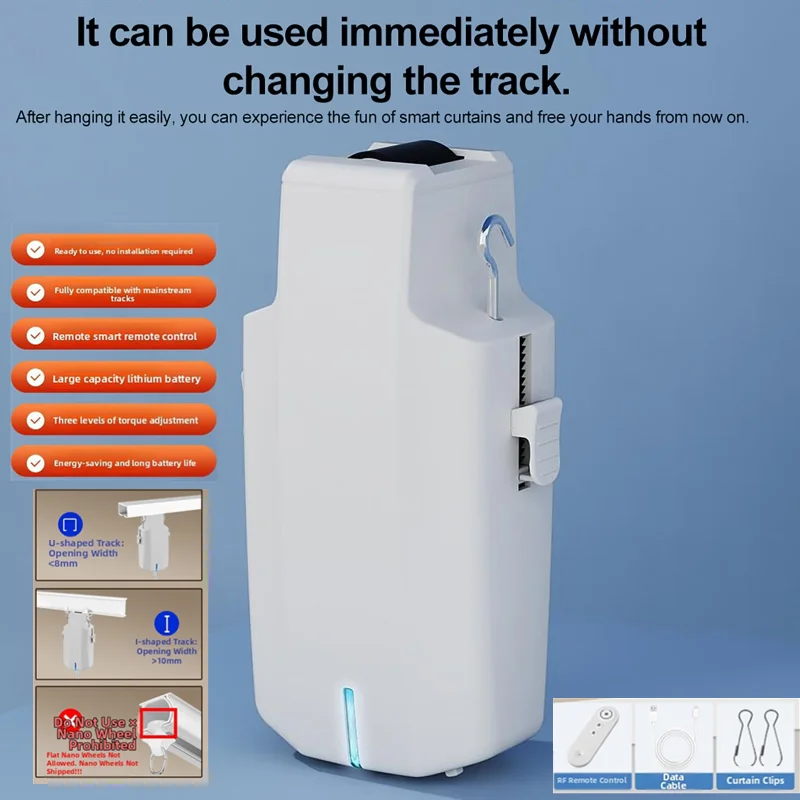 Умный робот для штор, автоматический мотор с треком, дистанционное управление, домашний электрический привод, трек-стержень, автоматический открыватель для штор для спальни
Умный робот для штор, автоматический мотор с треком, дистанционное управление, домашний электрический привод, трек-стержень, автоматический открыватель для штор для спальни