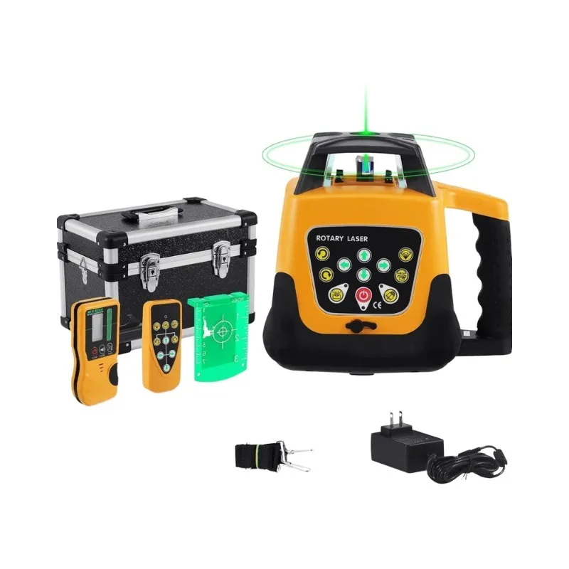 【Popular】Iglobalbuy Rotary Level Green Beam 500M 360 Automatic Self-Leveling Horizontal/Vertical Receiver ABS-Compati
【Popular】Iglobalbuy Rotary Level Green Beam 500M 360 Automatic Self-Leveling Horizontal/Vertical Receiver ABS-Compati