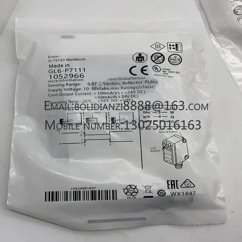 The brand-new original sensor GL6-N7112 GL6-P7112 GL6-P7111 GL6-P7511 GL6-P7211 in stock
The brand-new original sensor GL6-N7112 GL6-P7112 GL6-P7111 GL6-P7511 GL6-P7211 in stock
