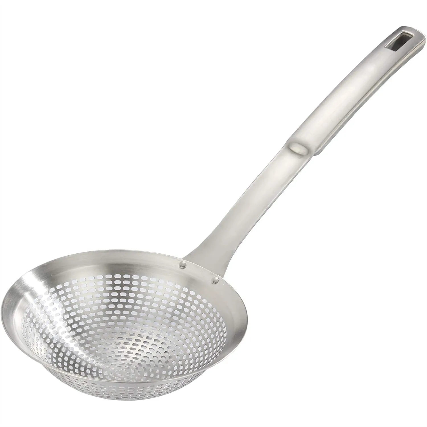 Skimmer Spoon 14.5 Inch for Cooking Frying, Stainless Steel Strainer Colander Kitchen Tool
Skimmer Spoon 14.5 Inch for Cooking Frying, Stainless Steel Strainer Colander Kitchen Tool