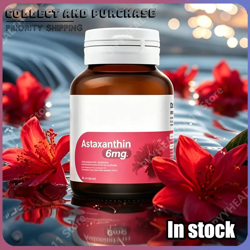 Astaxanthin 6 Mg Capsules Dietary Supplement Natural Antioxidant Carotenoid Support for Everyday Wellness Care 30 Capsules
Astaxanthin 6 Mg Capsules Dietary Supplement Natural Antioxidant Carotenoid Support for Everyday Wellness Care 30 Capsules